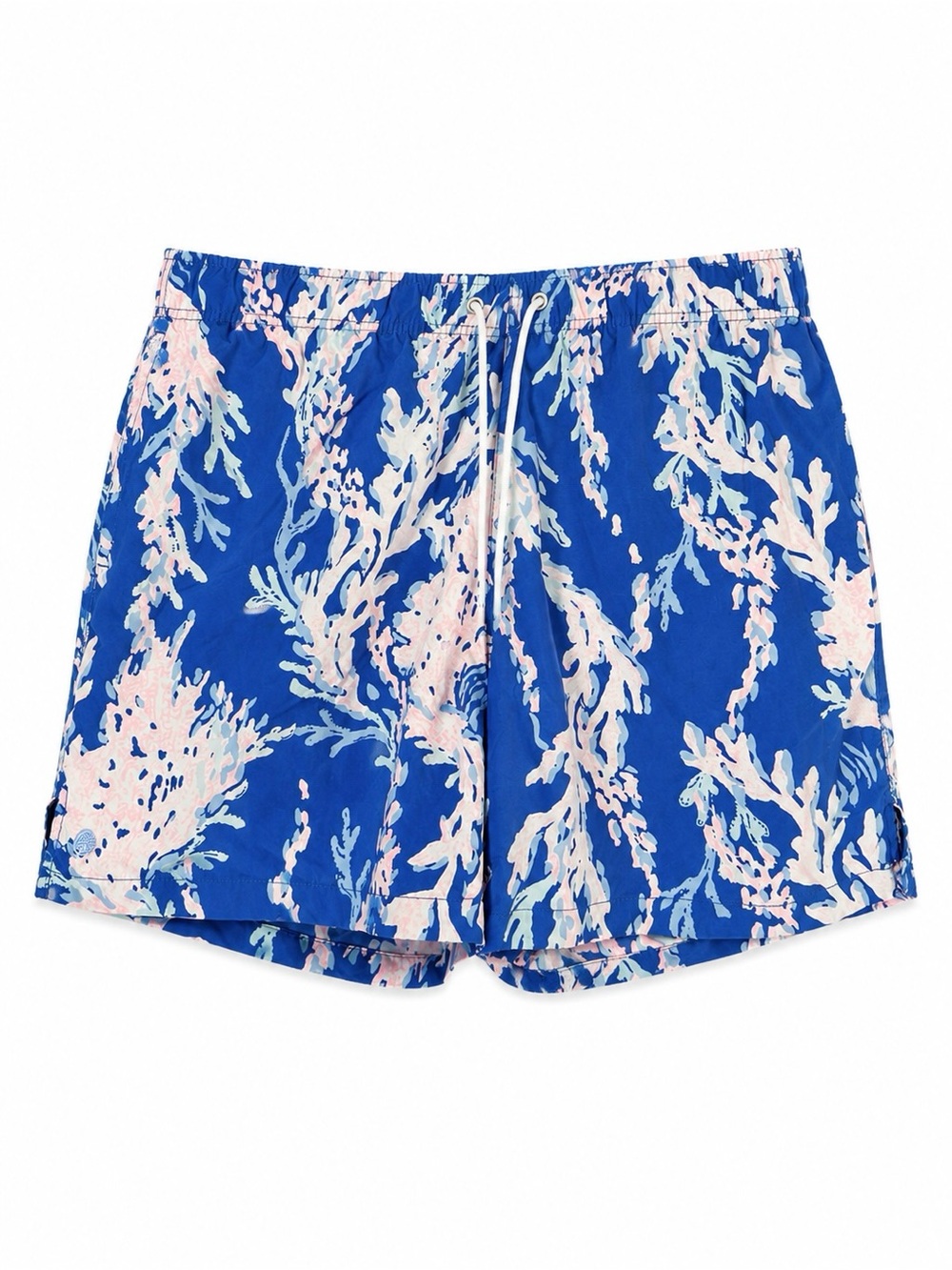 Lilly Pulitzer Men’s Capri Swim Trunks Blue Coral Print Size Medium